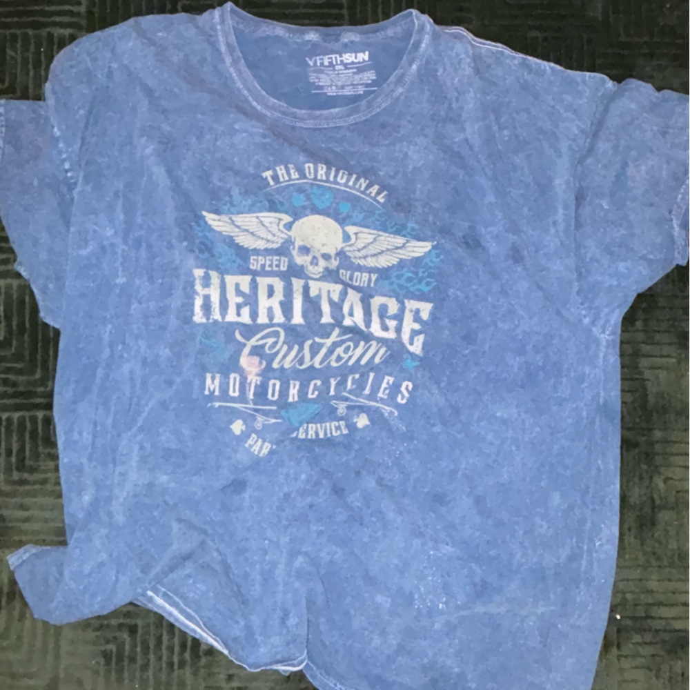 Heritage motorcycles tee